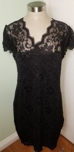 Black lace dress